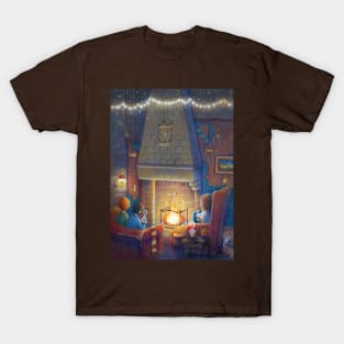 Fireplace and tea T-Shirt